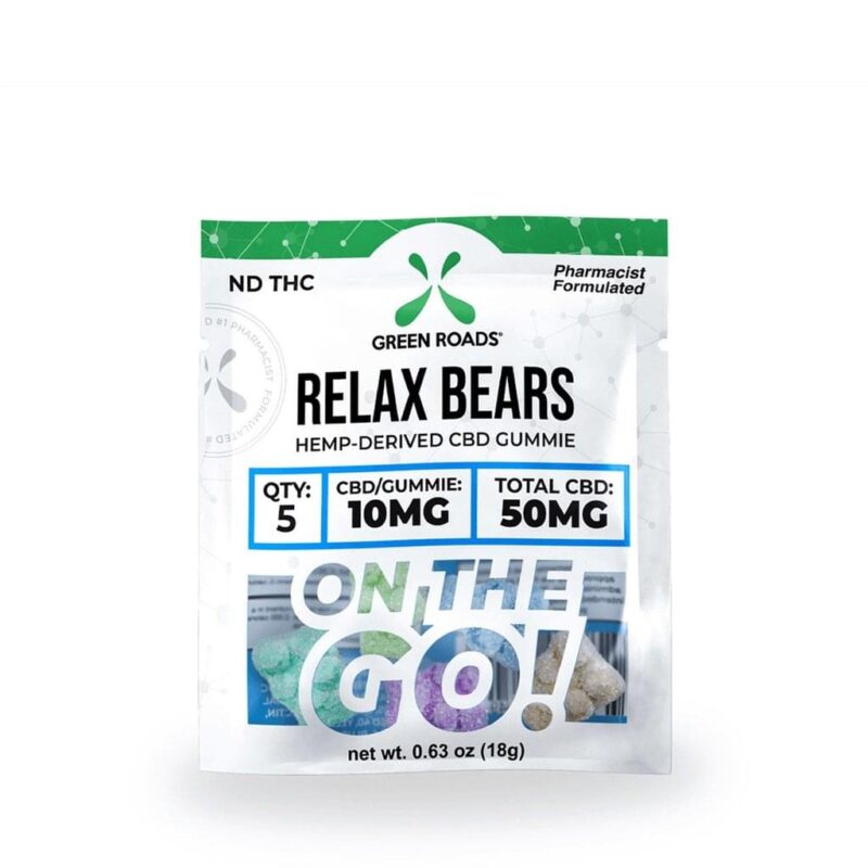 Green Roads - On the GO ζελεδάκια - 50mg CBD - 5 τμχ