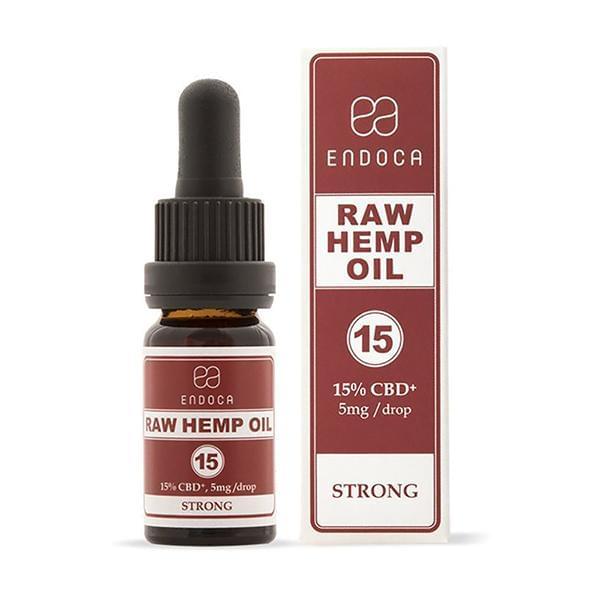 Endoca - Σταγόνες Ακατέργαστου Ελαίου Κάνναβης CBD -15% - 10ml
