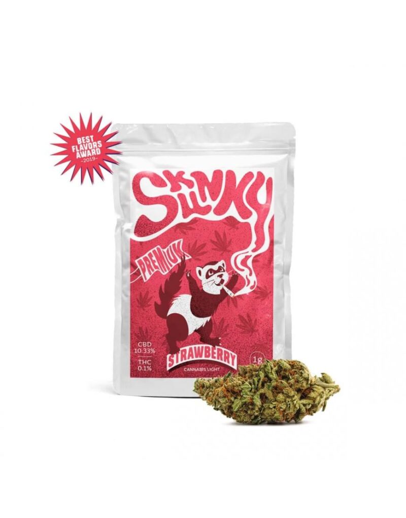 SKUNKY - STRAWBERRY FLOWER - 10,33% CBD -1gr