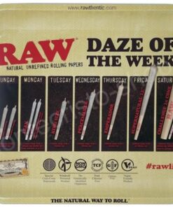 Raw Rolling Tray Daze Of The Week (27x33cm)