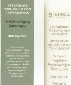 Enecta Καθαριστικό προσώπου με Κανναβιδιόλη CBD 200mg-200ml