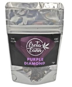 Creta Cann - Purple Diamond -  20% CBD -1gr