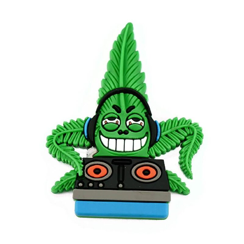 The DJ Silicon Cannabis Μαγνητάκι σιλικόνης 3D