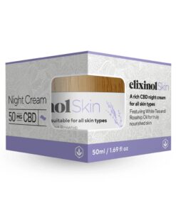 Elixinol - Κρέμα νύχτας με 50mg CBD - 50ml