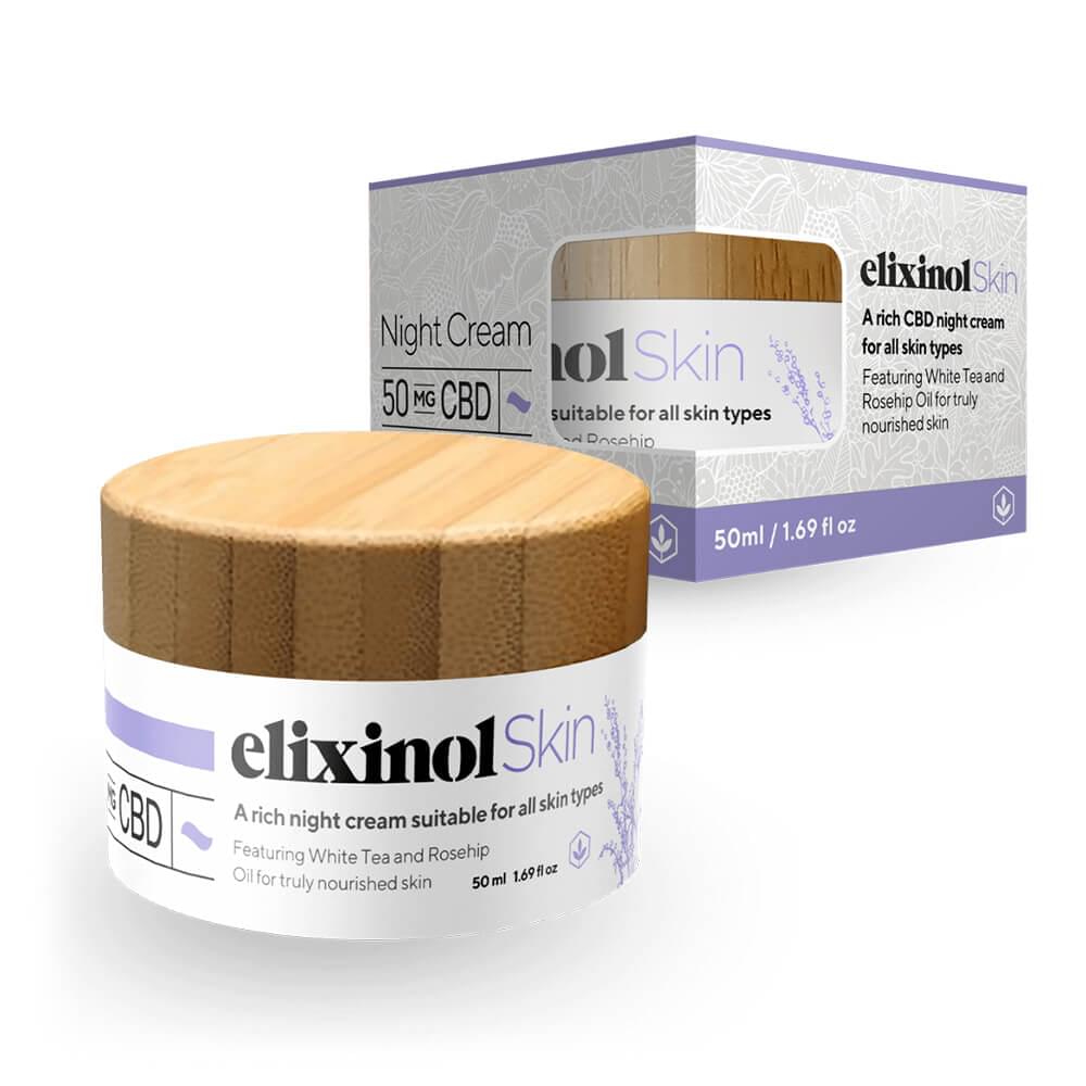 Elixinol - Κρέμα νύχτας με 50mg CBD - 50ml - Image 3