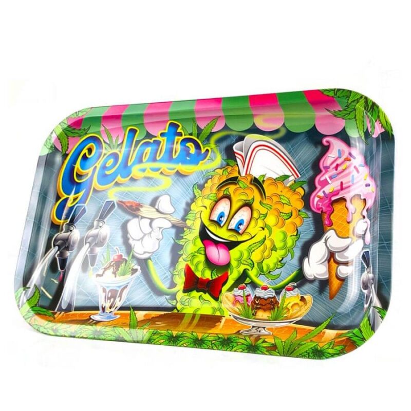 Gelato Metal Rolling Tray small