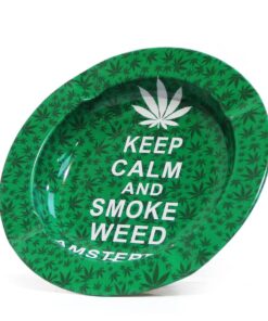 Μεταλλικό Τασάκι αλουμινίου - Keep Calm and Smoke Weed