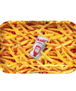 RAW - French Fries Medium Metal Rolling Tray
