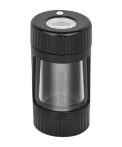 Μαύρος Μεγεθυντικός φακός με λάμπα LED