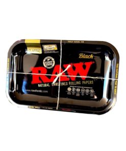 RAW – Black Medium Rolling Tray -(17x27)