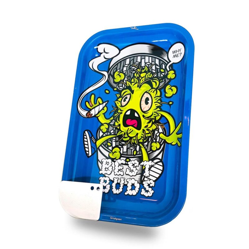 Grind Me Large Metal Rolling Tray