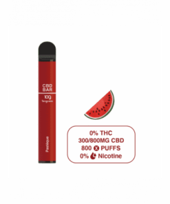Tengrams - Pen Vape Watermelon with 800mg CBD - 2ml - 800 puffs | Canna24 Pen Vape watermelon with 800mg CBD