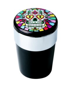 Champ High Skull Car Ashtray with LED