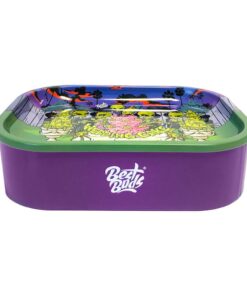Best Buds Thin Box Rolling Tray with Storage Wedding Cake