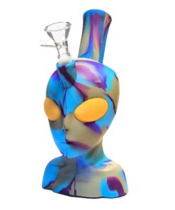 Bong Alien Head Blue