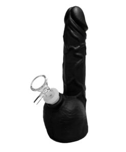 Black Penis Silicone Bong 20cm