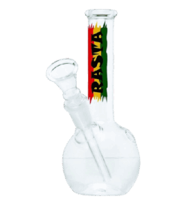 Rasta Flag Glass Bong