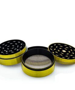 AMSTERDAM Green 4Part Zinc Grinder 50mm