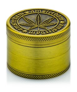 AMSTERDAM Green 4Part Zinc Grinder 50mm