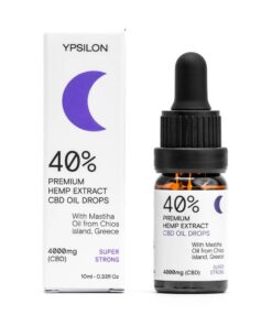 YPSILON 40% (4000mg) “SUPER STRONG” Έλαιο Κάνναβης CBD με Μαστιχέλαιο Χίου – 10ml