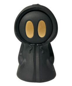 Black Death Silicone Pipe with Metal Spoon and Dab Container 11cm