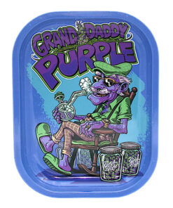 Best Buds Grand Daddy Purple Metal Rolling Tray Small