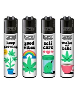 Clipper Lighters Classic Cute Weed