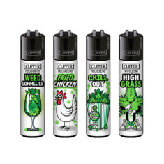 Clipper Lighters Classic Weed Slogan 10
