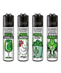 Clipper Lighters Classic Weed Slogan 10