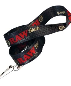 Raw Black Lanyard
