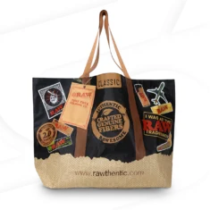 Η Raw Tote Bag κατάλληλη για καθημερινή χρήση