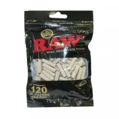 RAW Μαύρο Φίλτρο (120τμχ)