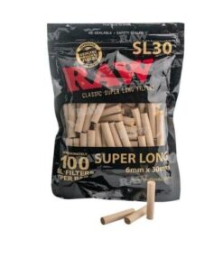 RAW Black Slim Φιλτράκια (100τμχ)