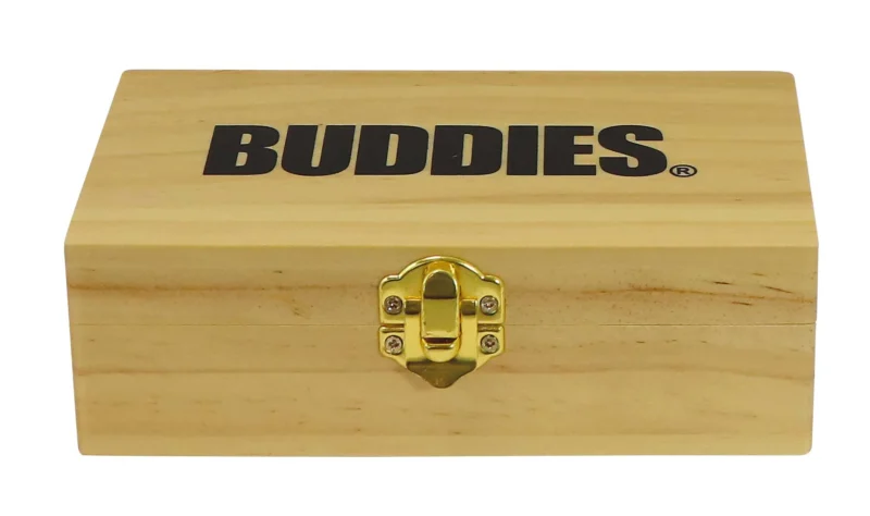 Το Buddies WOODEN ROLLING BOX MEDIUM
