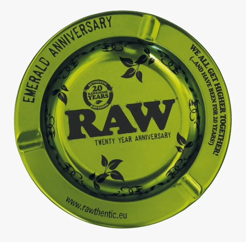 RAW Emerald Metal Ashtray – 20th Anniversary