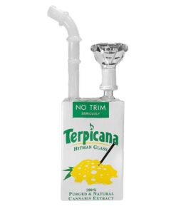 Orange Juice Glass Bong