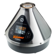 o Storz & Bickel Volcano Hybrid Silver Dry Herb Vaporizer