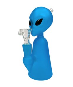 Alien Figure Blue Bong