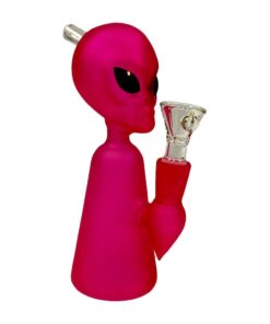 Alien Figure Pink Bong