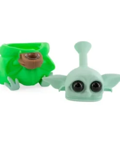 Alien Green Silicone Bong