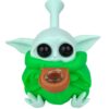 Μπροστινή όψη του Alien Green Silicone Bong