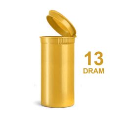 Poptop Gold Plastic Container