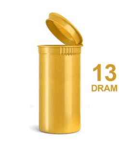 Poptop Gold Plastic Container