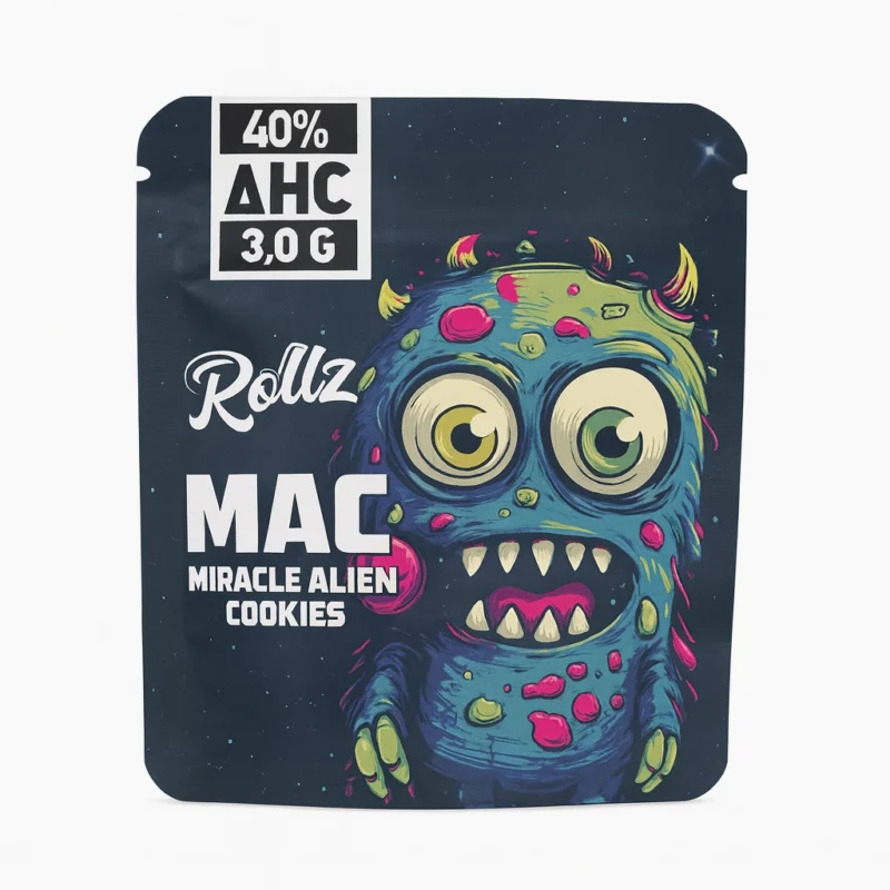 Συσκευασία του Rollz Miracle Alien Cookie
