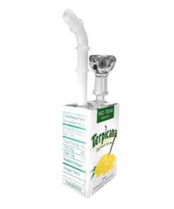 Orange Juice Glass Bong