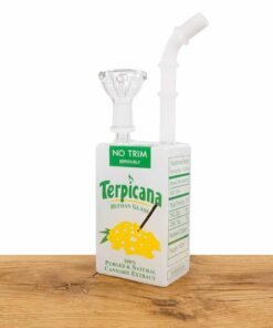 Orange Juice Glass Bong