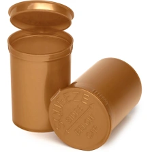 Poptop Gold Plastic Container 35mm - Image 4