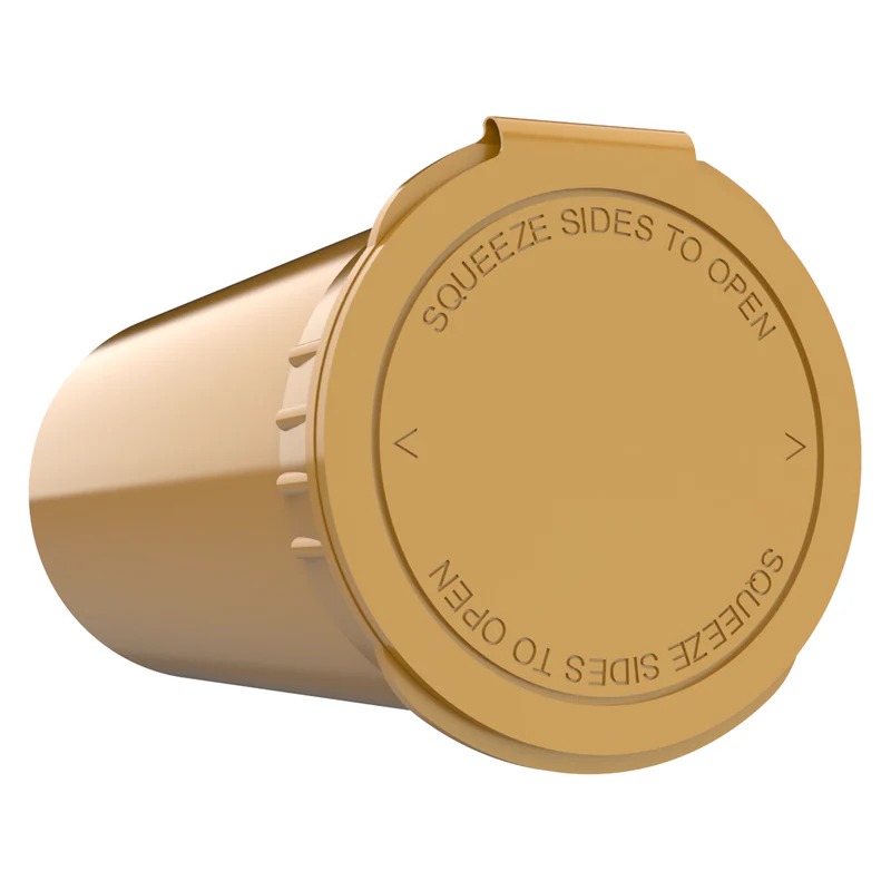 Poptop Gold Plastic Container 35mm - Image 3