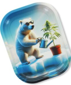 BEUZ Arctic Grower Rolling Tray Small 18x14 metal rolling tray