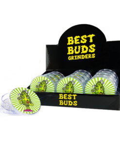 Best Buds Plastic Grinder Pizza 3 Parts – 50mm